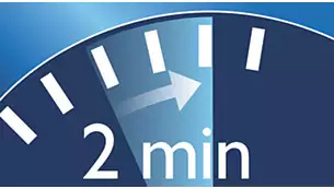 兩分鐘計時器，提醒您建議的刷牙時間
